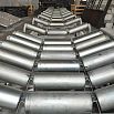Конвейерный ролик Г-127х380-9х14 (РОЖ. наклонный)